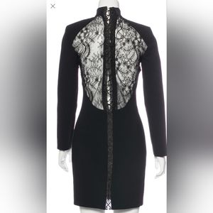 Emilo Pucci Lace Black Pencil Mini Dress size 42